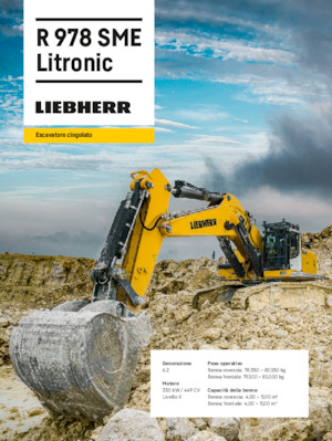 क्रॉलर एक्सकेवेटर Liebherr R 978 SME Litronic 