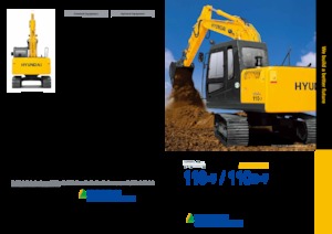क्रॉलर एक्सकेवेटर Hyundai R110-7
