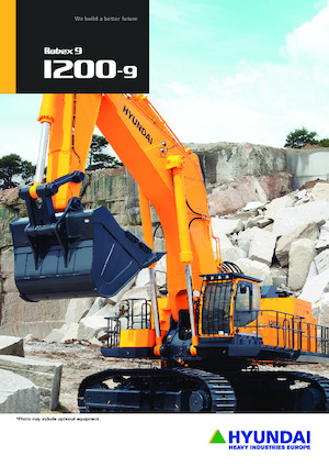 क्रॉलर एक्सकेवेटर Hyundai R1200-9