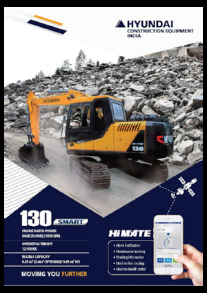 क्रॉलर एक्सकेवेटर Hyundai R130 SMART