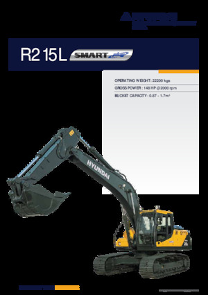 क्रॉलर एक्सकेवेटर Hyundai R215L SMART PLUS