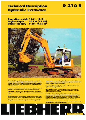 क्रॉलर एक्सकेवेटर Liebherr R 310B 