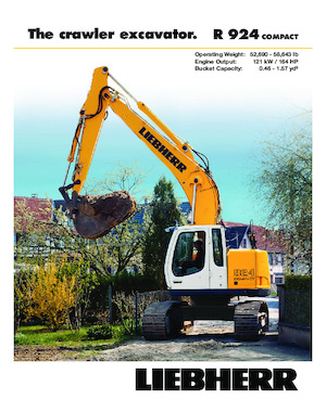 क्रॉलर एक्सकेवेटर Liebherr R 924 