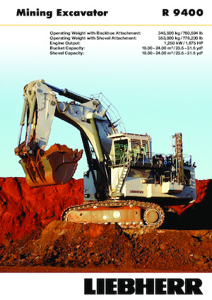 क्रॉलर एक्सकेवेटर Liebherr R 9400 