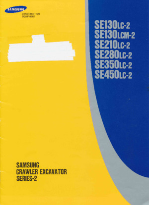 क्रॉलर एक्सकेवेटर Samsung SE 450 LC-2