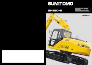 क्रॉलर एक्सकेवेटर Sumitomo SH130-5