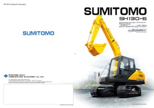 क्रॉलर एक्सकेवेटर Sumitomo SH130LC-6