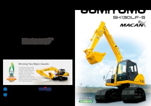 क्रॉलर एक्सकेवेटर Sumitomo SH130LF-5 MACAN