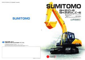 क्रॉलर एक्सकेवेटर Sumitomo SH210-6
