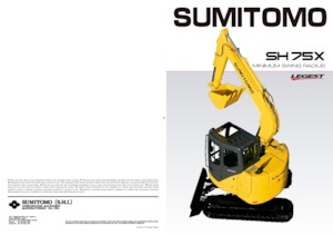 क्रॉलर एक्सकेवेटर Sumitomo SH75X-3B