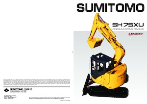 क्रॉलर एक्सकेवेटर Sumitomo SH75XU-3B