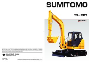 क्रॉलर एक्सकेवेटर Sumitomo SH80-3B