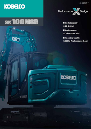 क्रॉलर एक्सकेवेटर Kobelco SK 100 MSR 7