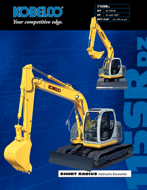 क्रॉलर एक्सकेवेटर Kobelco SK 115 SR