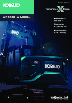 क्रॉलर एक्सकेवेटर Kobelco SK 135 SR 7
