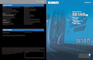 क्रॉलर एक्सकेवेटर Kobelco SK 140 LC 8