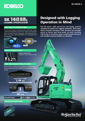 क्रॉलर एक्सकेवेटर Kobelco SK 140 SRL 5