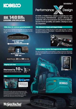 क्रॉलर एक्सकेवेटर Kobelco SK 140 SRL 7 