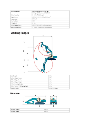 क्रॉलर एक्सकेवेटर Kobelco SK 200-III