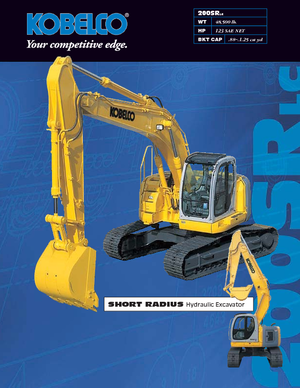 क्रॉलर एक्सकेवेटर Kobelco SK 200 SR