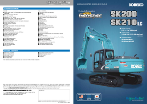 क्रॉलर एक्सकेवेटर Kobelco SK 210 LC