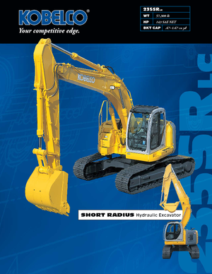 क्रॉलर एक्सकेवेटर Kobelco SK 235 SR LC