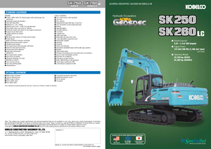 क्रॉलर एक्सकेवेटर Kobelco SK 260-8 LC