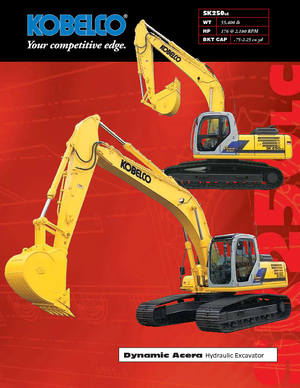 क्रॉलर एक्सकेवेटर Kobelco SK 250 LC DA