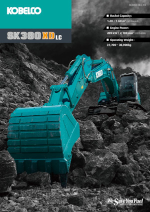 क्रॉलर एक्सकेवेटर Kobelco SK 380 XDLC