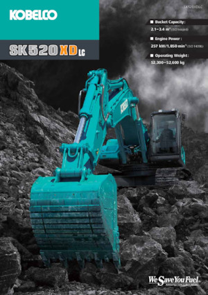 क्रॉलर एक्सकेवेटर Kobelco SK 520 XDLC 10