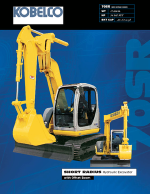 क्रॉलर एक्सकेवेटर Kobelco SK 70 SR