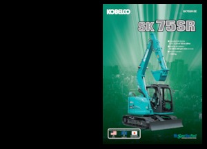 क्रॉलर एक्सकेवेटर Kobelco SK 75 SR 3