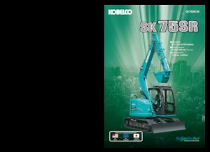 क्रॉलर एक्सकेवेटर Kobelco SK 75 SR 3