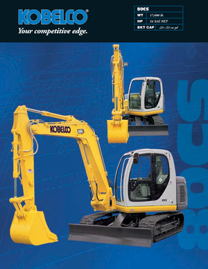 क्रॉलर एक्सकेवेटर Kobelco SK 80 MSR