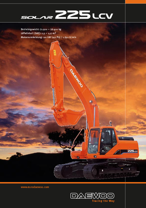 क्रॉलर एक्सकेवेटर Doosan Solar 225 LC-V