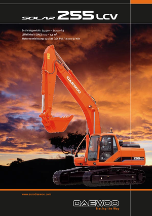 क्रॉलर एक्सकेवेटर Doosan Solar 255 LC-V