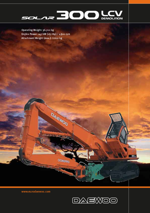 क्रॉलर एक्सकेवेटर Doosan Solar 300 LC-V