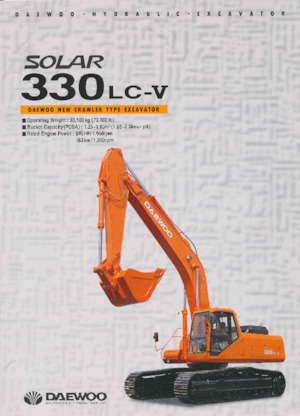 क्रॉलर एक्सकेवेटर Daewoo SOLAR 330LC-V
