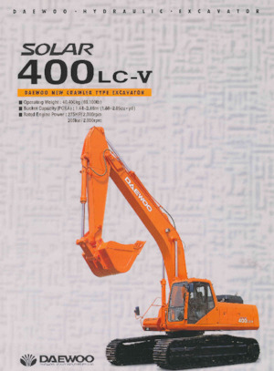 क्रॉलर एक्सकेवेटर Daewoo SOLAR 400LC-V