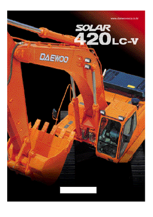 क्रॉलर एक्सकेवेटर Doosan Solar 420 LC-V
