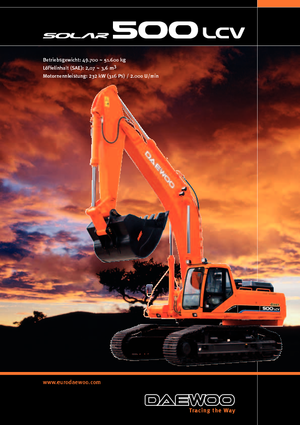 क्रॉलर एक्सकेवेटर Doosan Solar 500 LC-V Gigant