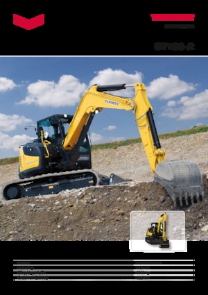 क्रॉलर एक्सकेवेटर Yanmar SV 100-2 CR