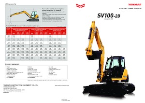 क्रॉलर एक्सकेवेटर Yanmar SV 100