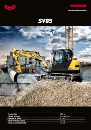 क्रॉलर एक्सकेवेटर Yanmar SV 85 MB