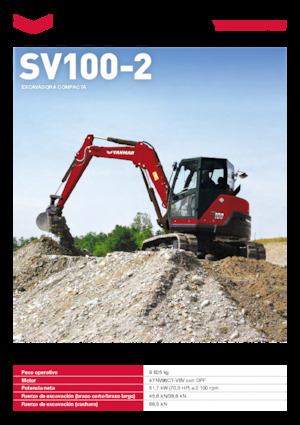 क्रॉलर एक्सकेवेटर Yanmar SV100-2 