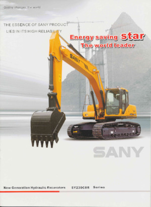 क्रॉलर एक्सकेवेटर Sany SY230C8B