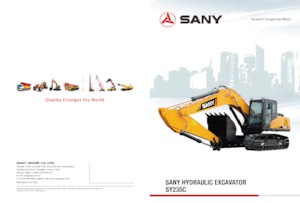 क्रॉलर एक्सकेवेटर Sany SY235C