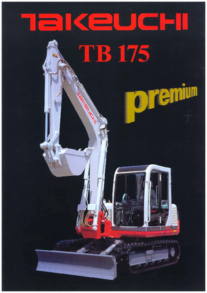 क्रॉलर एक्सकेवेटर Takeuchi TB 175