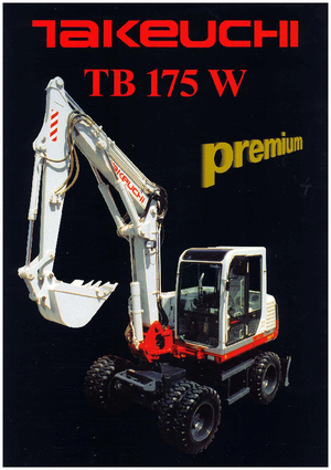 क्रॉलर एक्सकेवेटर Takeuchi TB 175