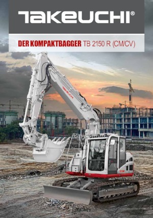 क्रॉलर एक्सकेवेटर Takeuchi TB 2150 RCM